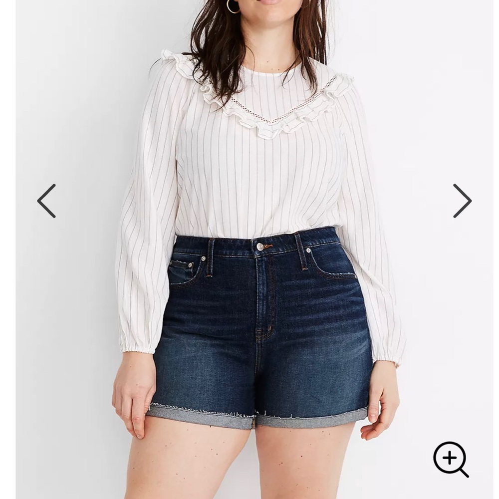 Madewell High Rise Curvy Denim Shorts